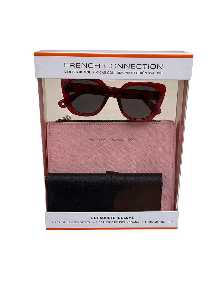 Lentes de sol FRENCH CO Q26FCU776 RED para mujer 12