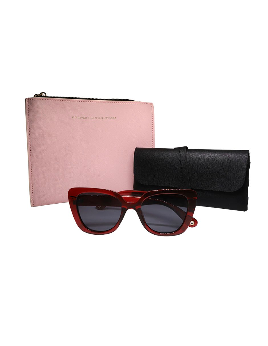 Lentes de sol FRENCH CO Q26FCU776 RED para mujer 2