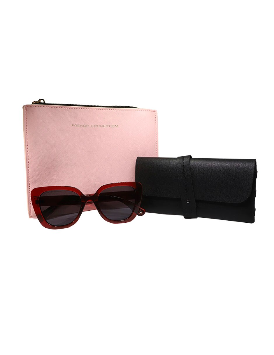 Lentes de sol FRENCH CO Q26FCU776 RED para mujer 3
